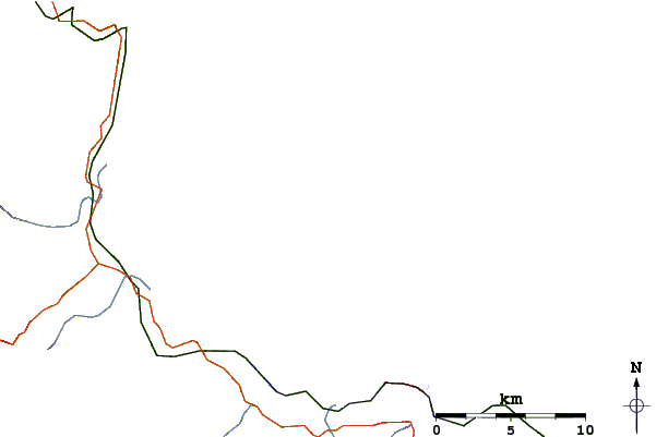 Routes et rivières à proximité Matakana Island