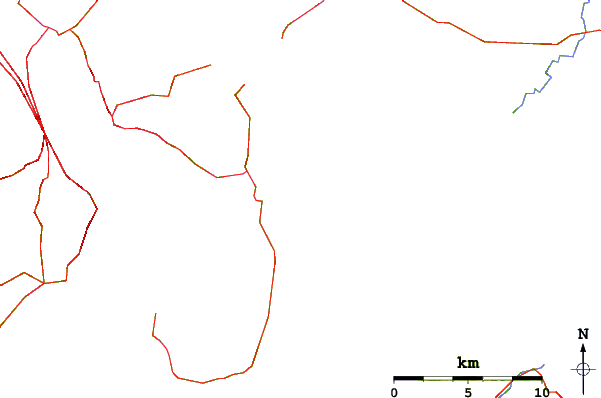 Routes et rivières à proximité May's Point