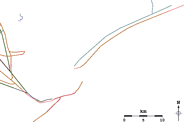 Routes et rivières à proximité Meacom Pier