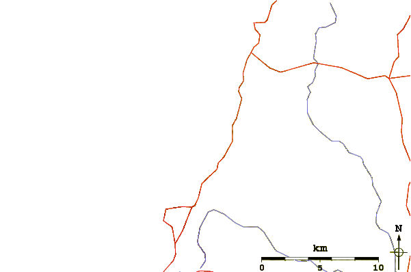 Routes et rivières à proximité Milook