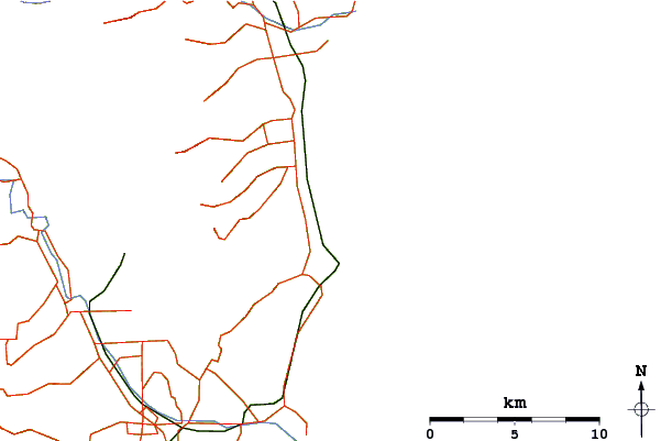 Routes et rivières à proximité Moeraki