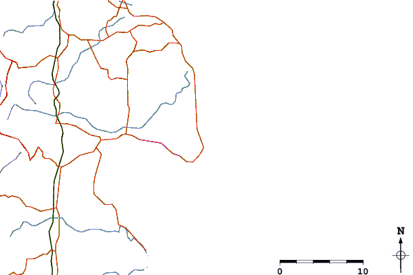 Routes et rivières à proximité Moffats Left