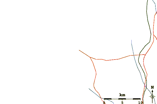 Routes et rivières à proximité Molho Leste