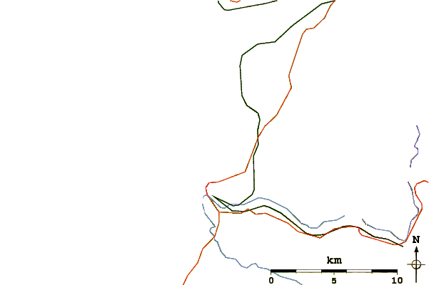 Routes et rivières à proximité Morfa Bychan