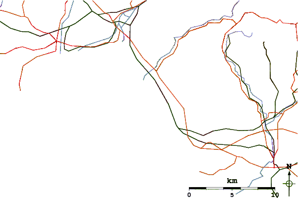 Routes et rivières à proximité Morfa Mawr