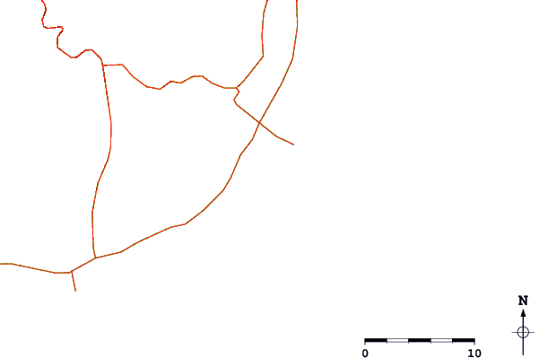 Routes et rivières à proximité Mosca Point