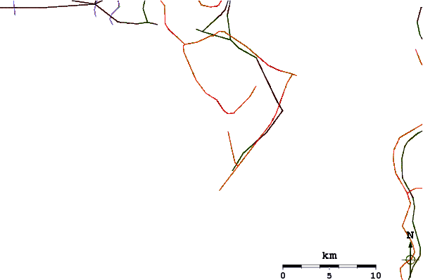 Routes et rivières à proximité Nagahama