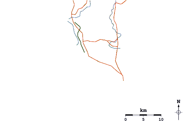 Routes et rivières à proximité Nanwan Beach (South Bay)