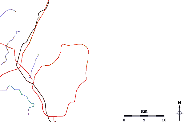 Routes et rivières à proximité Narrabeen-North