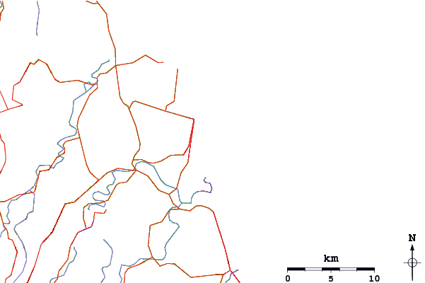 Routes et rivières à proximité Narrow Neck