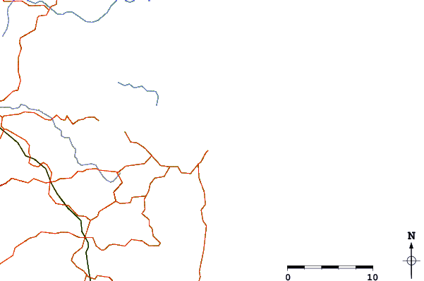 Routes et rivières à proximité National Park