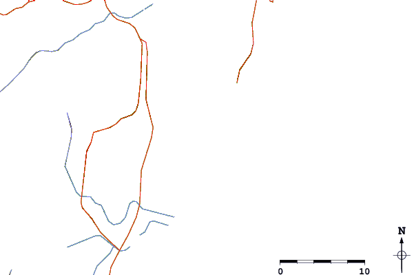 Routes et rivières à proximité Naufragados