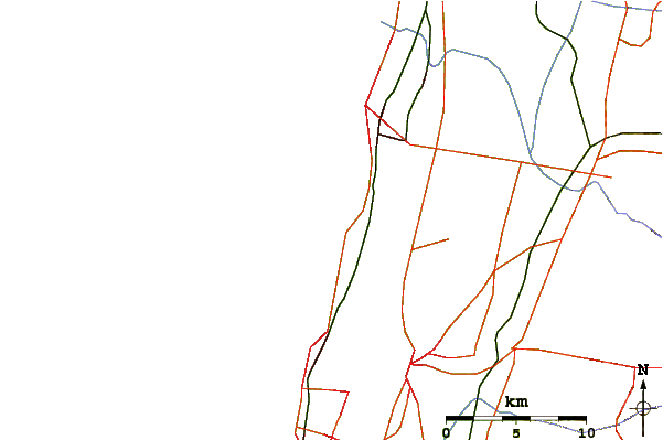 Routes et rivières à proximité Netanya (Poleg)