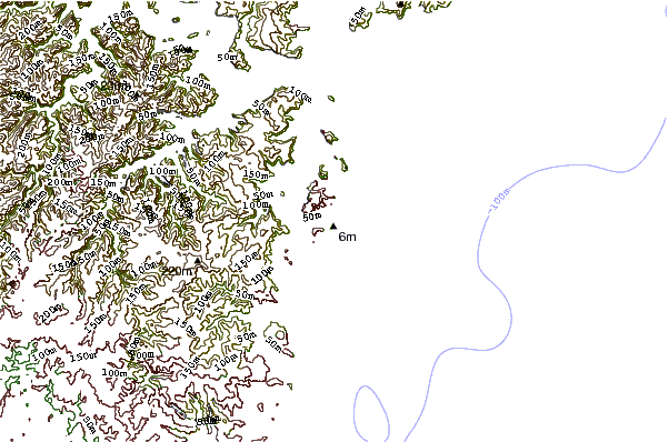 Littoral autour Newport Reef