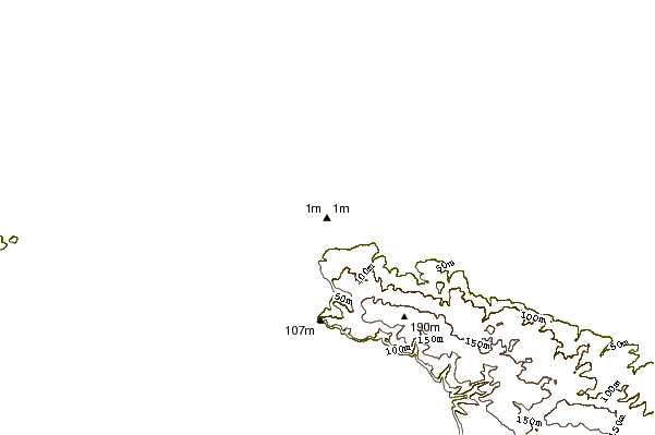 Littoral autour Nez Bayard