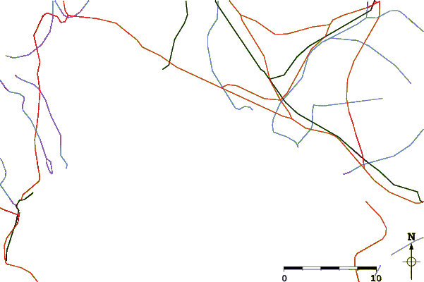 Routes et rivières à proximité Nine Mile Reef