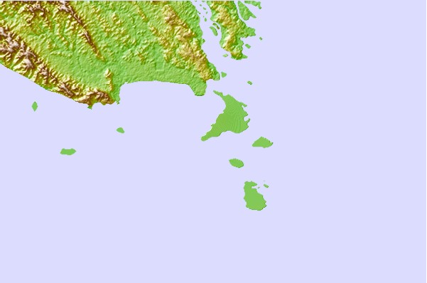 Spots de surf près de Nipussi (Nyang-Nyang)