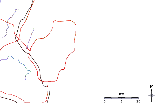 Routes et rivières à proximité No Mans Land