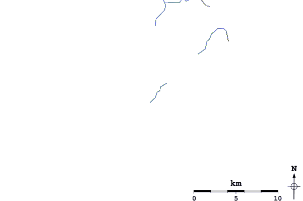 Routes et rivières à proximité Nootka Island (Calvin Bay)