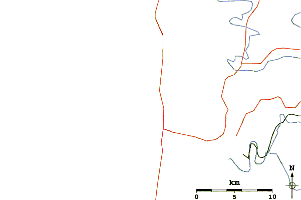 Routes et rivières à proximité North Agate