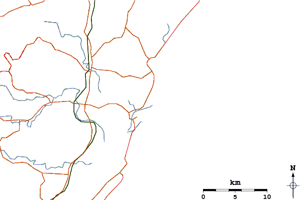 Routes et rivières à proximité North Haven