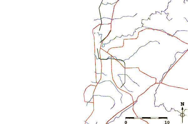 Routes et rivières à proximité North Moana Beach