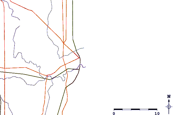 Routes et rivières à proximité North Point 3