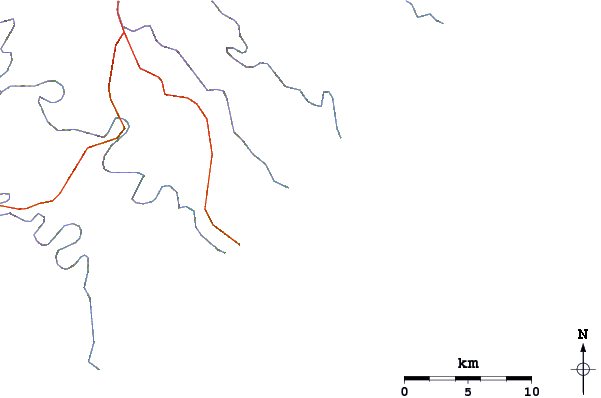 Routes et rivières à proximité Ntylonyane (Breezy Point)