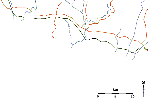 Routes et rivières à proximité Nukumaru Rock