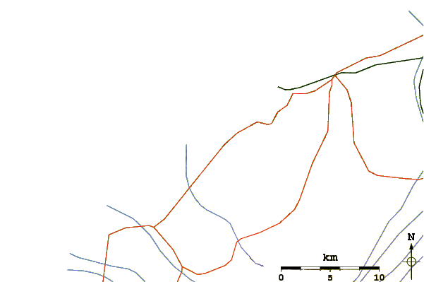 Routes et rivières à proximité Oakura Beach