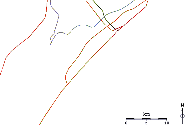 Routes et rivières à proximité Ocean Lakes