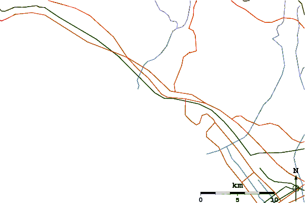 Routes et rivières à proximité Off The Wall