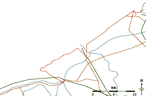 Routes et rivières à proximité Oostduinkerke