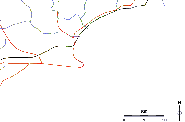 Routes et rivières à proximité Outer Pool