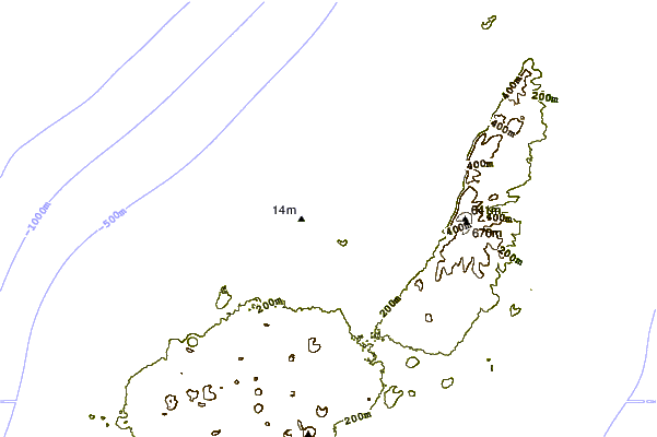 Littoral autour Outside Reef