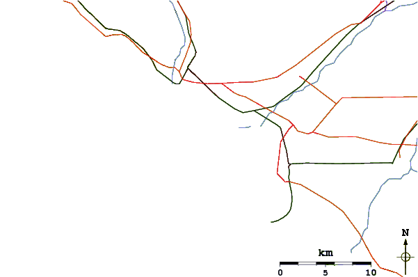 Routes et rivières à proximité Oxnard Shores