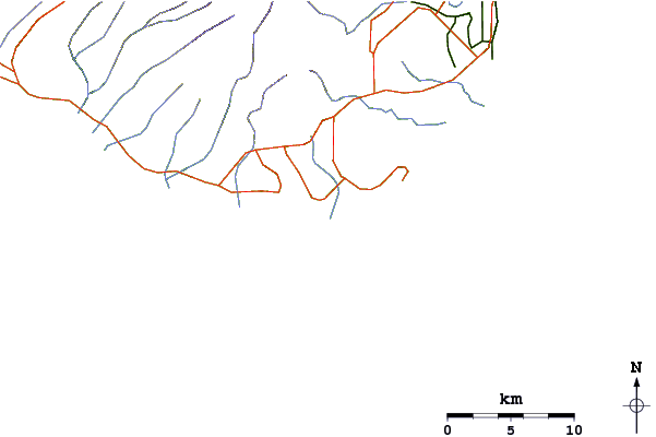 Routes et rivières à proximité PKs