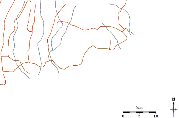 Routes et rivières à proximité Padangbai