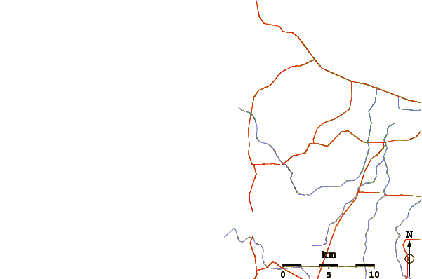 Routes et rivières à proximité Pea Break