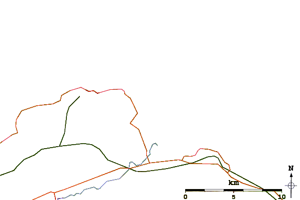 Routes et rivières à proximité Peffer Sands