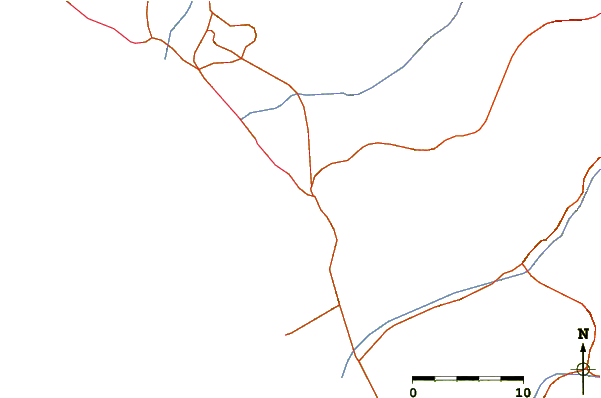 Routes et rivières à proximité Peñascal