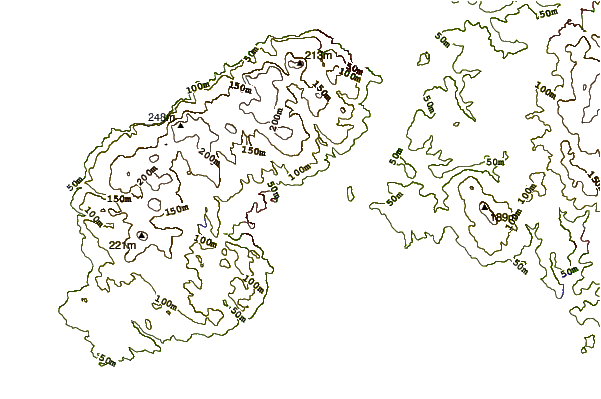 Littoral autour Mounts Bay (Penzance)