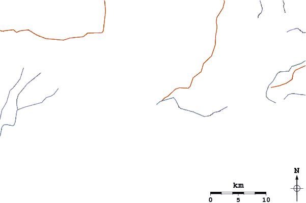 Routes et rivières à proximité Periscope Point