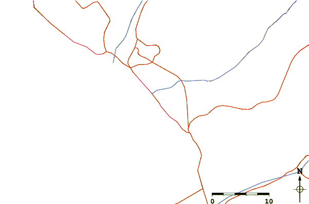 Routes et rivières à proximité Pico Alto
