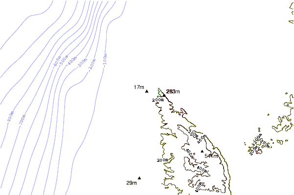 Littoral autour Pik or Meridian