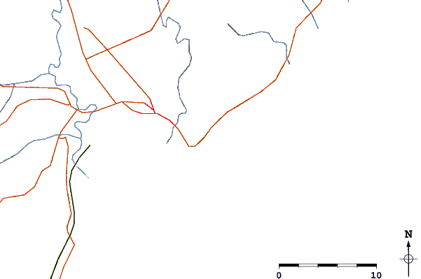 Routes et rivières à proximité Wainui Beach - Pines