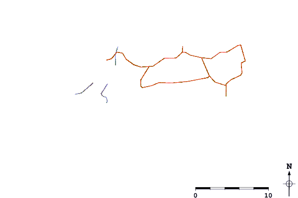 Routes et rivières à proximité Marina di Campo / Pineta
