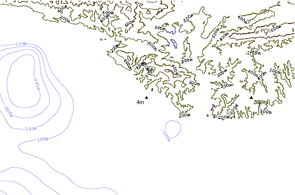 Littoral autour Pitas Point