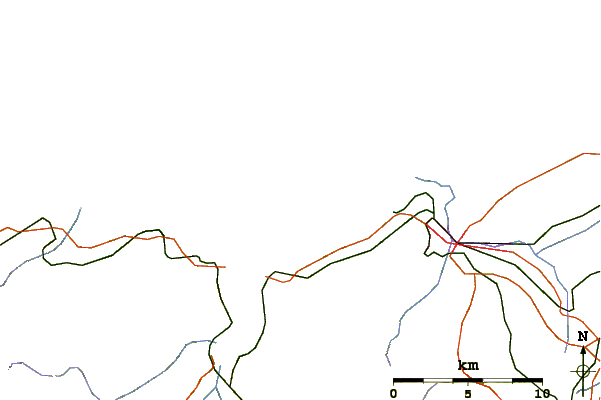 Routes et rivières à proximité Playa Bahinas