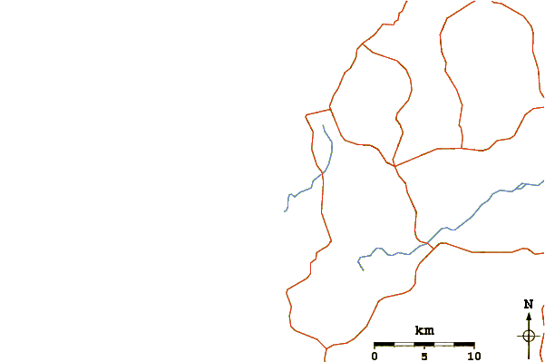 Routes et rivières à proximité Playa Grande